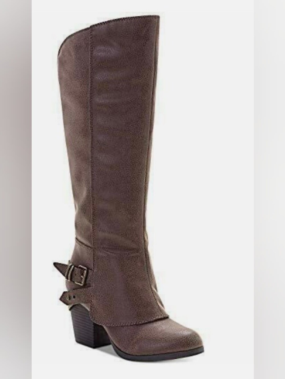 AMERICAN RAG EMILEE Women’s Wide-Calf Boots Taupe Size 5M 
New in box